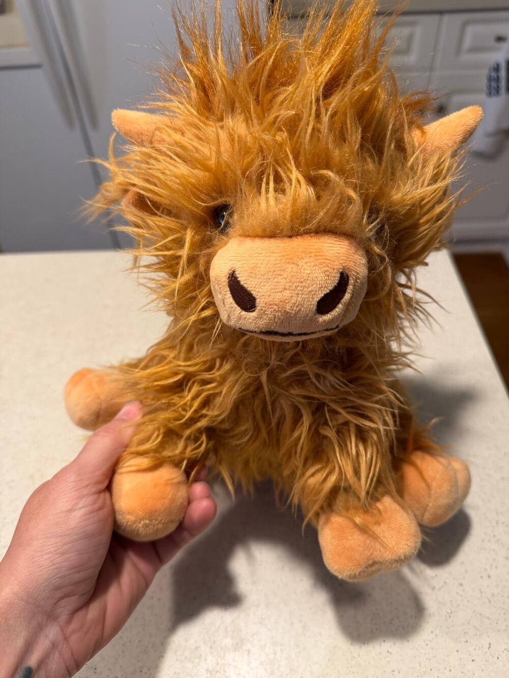 Katie Van Slyke Petunia Highland Cow Plush
